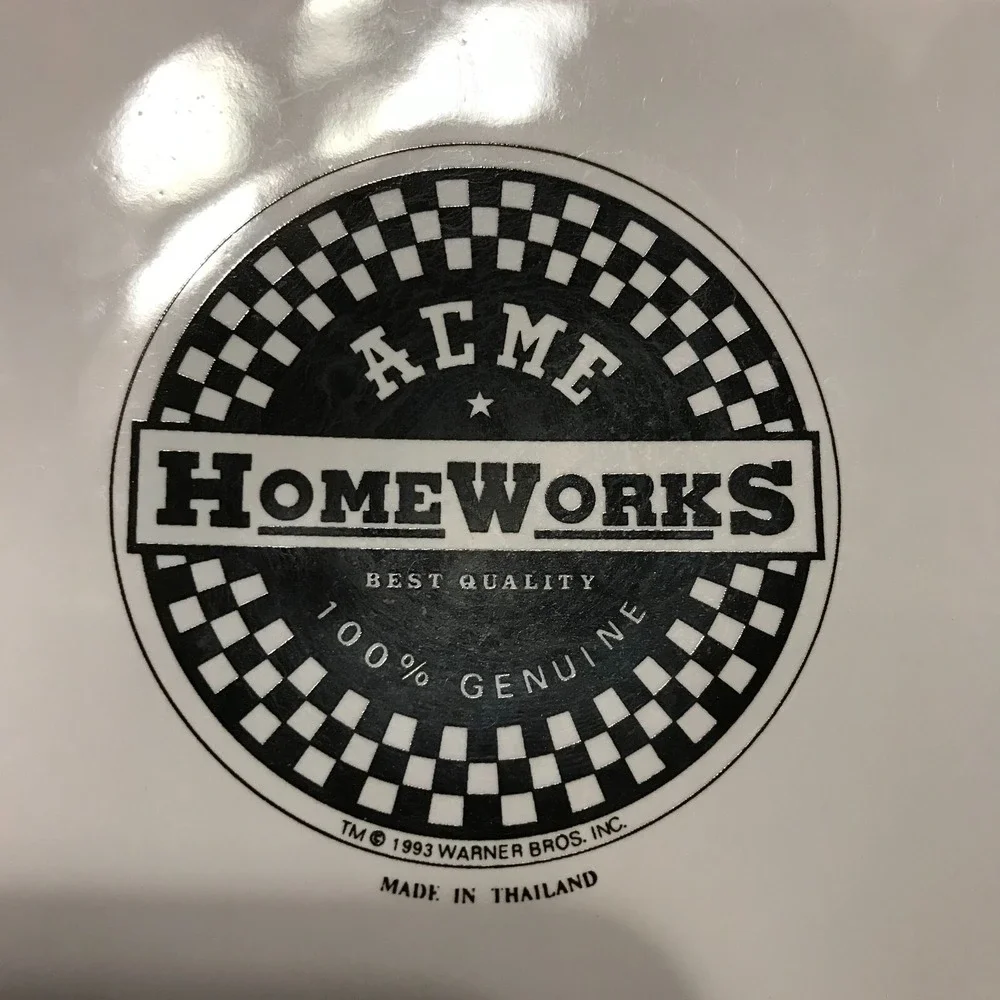 Vintage 1993 Warner Brothers ACME Home Works 14 inch Pasta‎ Bowl